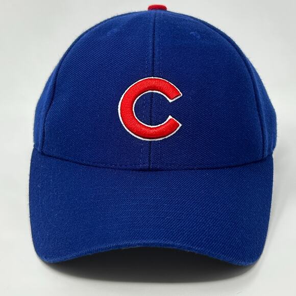 Chicago Cubs Hat Baseball Cap MLB Twins Enterprise Wool Blend Strapback Blue - Picture 9 of 9
